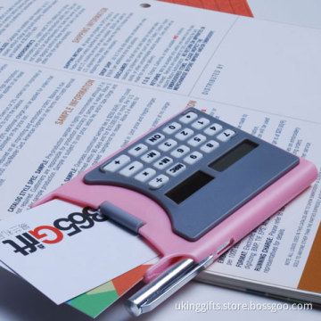 Name Card Holder Solar Calculator for Gifts 8 Digital